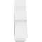 Ekena Millwork Redmond Architectural Grade PVC Gable Bracket, 36"W x 19 1/2"H x 6"D x 6"F, 13/12 Pitch GBP036X20X0606RED00 - alternate 4